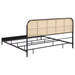 Amherst Eastern King, Queen, Full, & Twin Bed White & Black - National Warehouse Furniture (Buffalo, NY)