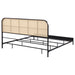 Amherst Eastern King, Queen, Full, & Twin Bed White & Black - National Warehouse Furniture (Buffalo, NY)