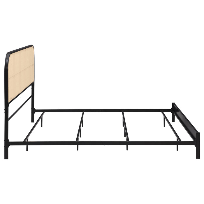Amherst Eastern King, Queen, Full, & Twin Bed White & Black - National Warehouse Furniture (Buffalo, NY)