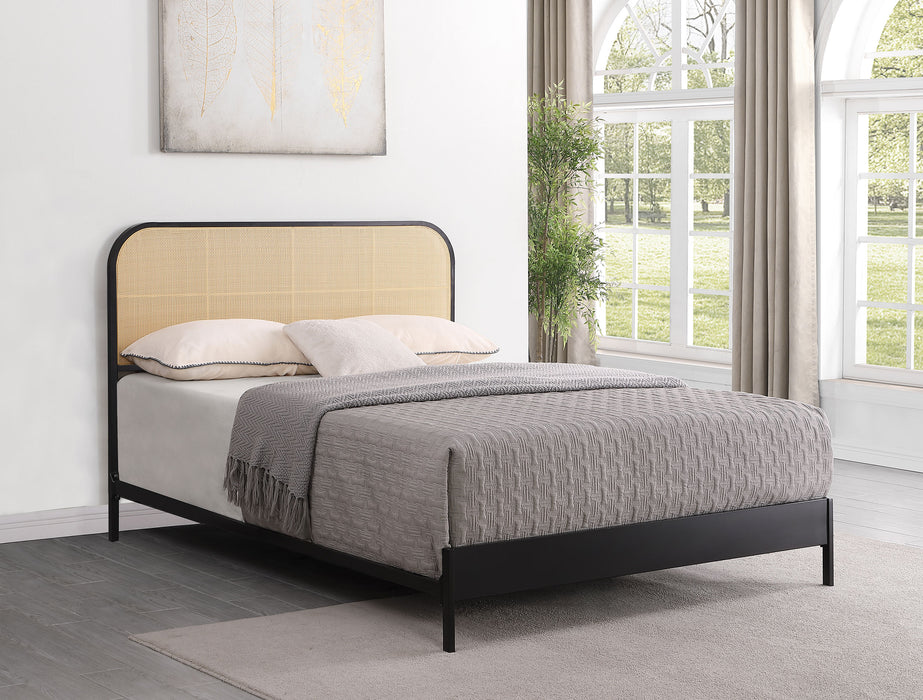 Amherst Eastern King, Queen, Full, & Twin Bed White & Black - National Warehouse Furniture (Buffalo, NY)