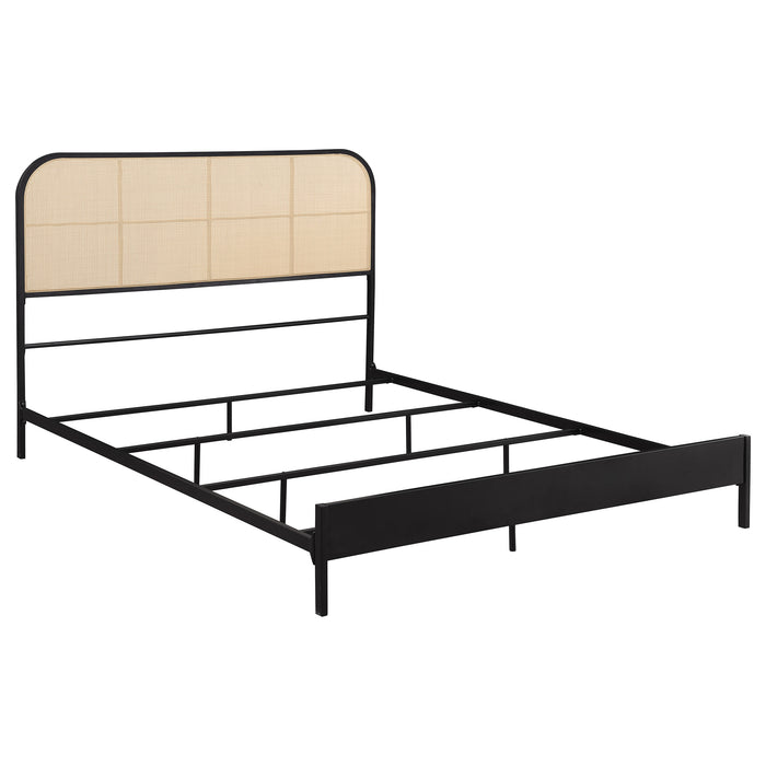 Amherst Eastern King, Queen, Full, & Twin Bed White & Black - National Warehouse Furniture (Buffalo, NY)