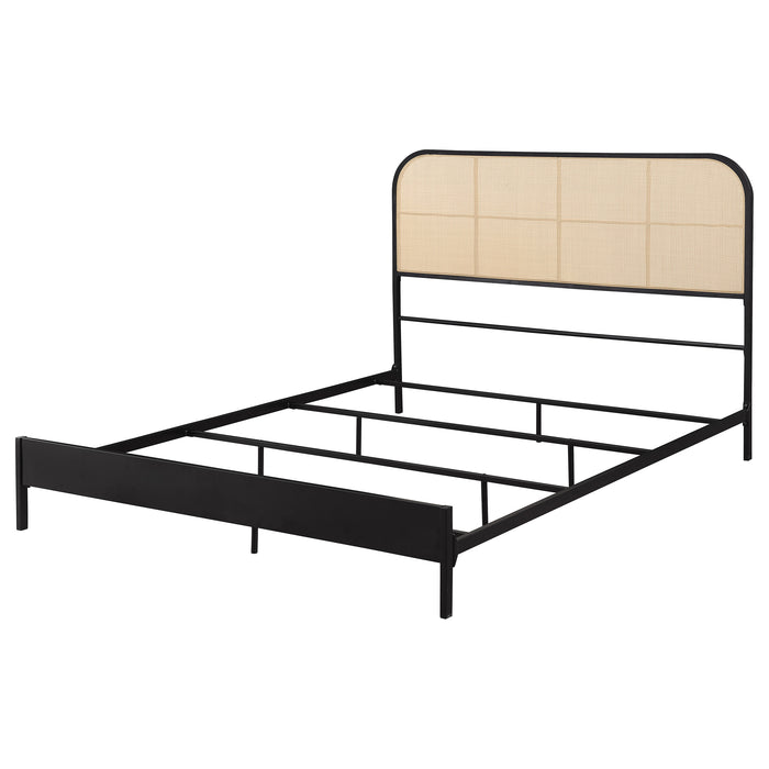 Amherst Eastern King, Queen, Full, & Twin Bed White & Black - National Warehouse Furniture (Buffalo, NY)