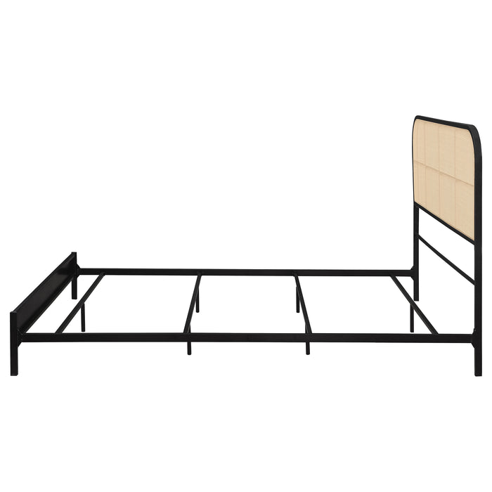 Amherst Eastern King, Queen, Full, & Twin Bed White & Black - National Warehouse Furniture (Buffalo, NY)