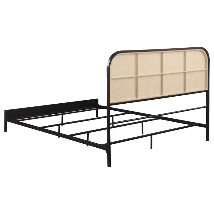 Amherst Eastern King, Queen, Full, & Twin Bed White & Black - National Warehouse Furniture (Buffalo, NY)