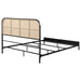 Amherst Eastern King, Queen, Full, & Twin Bed White & Black - National Warehouse Furniture (Buffalo, NY)