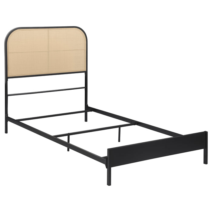 Amherst Eastern King, Queen, Full, & Twin Bed White & Black - National Warehouse Furniture (Buffalo, NY)