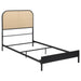 Amherst Eastern King, Queen, Full, & Twin Bed White & Black - National Warehouse Furniture (Buffalo, NY)