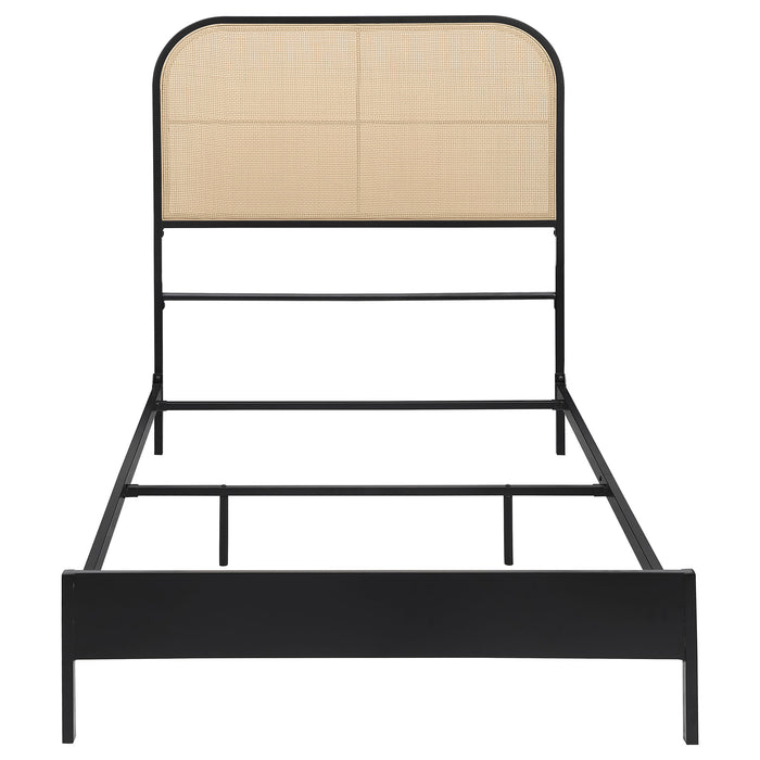 Amherst Eastern King, Queen, Full, & Twin Bed White & Black - National Warehouse Furniture (Buffalo, NY)