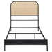 Amherst Eastern King, Queen, Full, & Twin Bed White & Black - National Warehouse Furniture (Buffalo, NY)