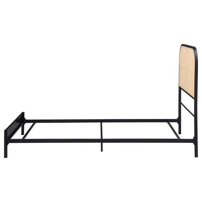 Amherst Eastern King, Queen, Full, & Twin Bed White & Black - National Warehouse Furniture (Buffalo, NY)