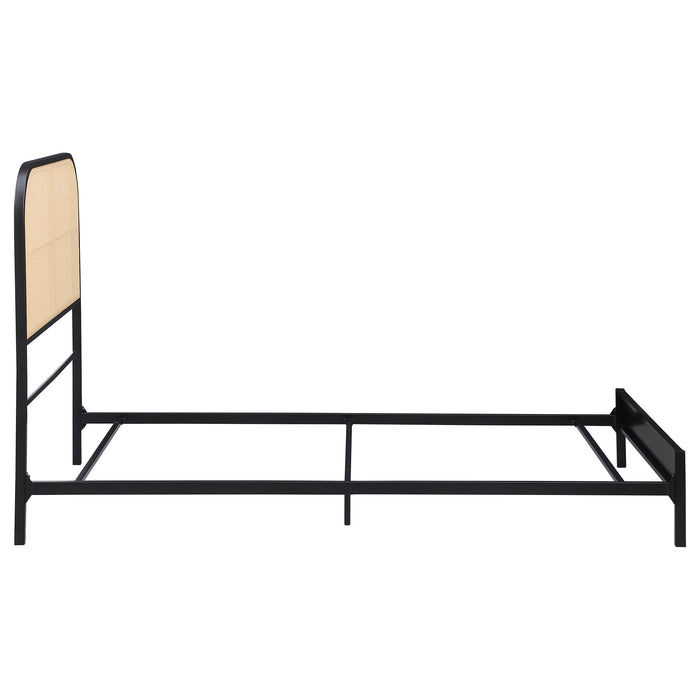 Amherst Eastern King, Queen, Full, & Twin Bed White & Black - National Warehouse Furniture (Buffalo, NY)