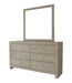 Crown Mark Furniture Jaylen Dresser Mirror in Gray image