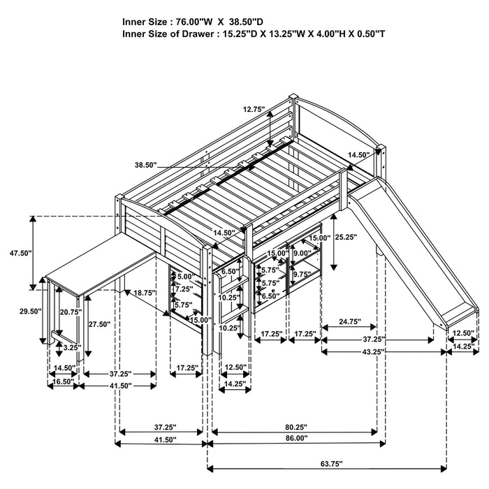 Millie Loft Beds - National Warehouse Furniture (Buffalo, NY)