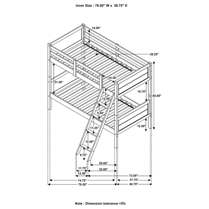 Ryder Bunk Beds - National Warehouse Furniture (Buffalo, NY)