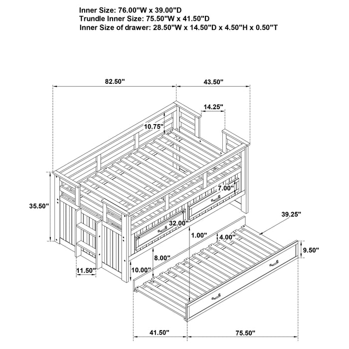 Carlsbad Queen Beds Brown & Grey - National Warehouse Furniture (Buffalo, NY)