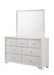 Crown Mark Furniture Lyssa Dresser Mirror in White image