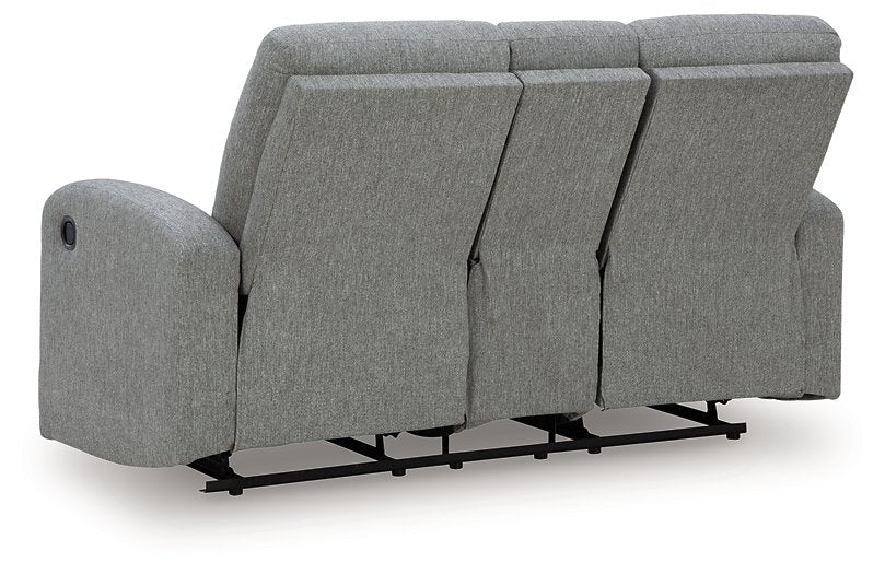 Gauntlet Reclining Loveseat with Console - National Warehouse Furniture (Buffalo, NY)
