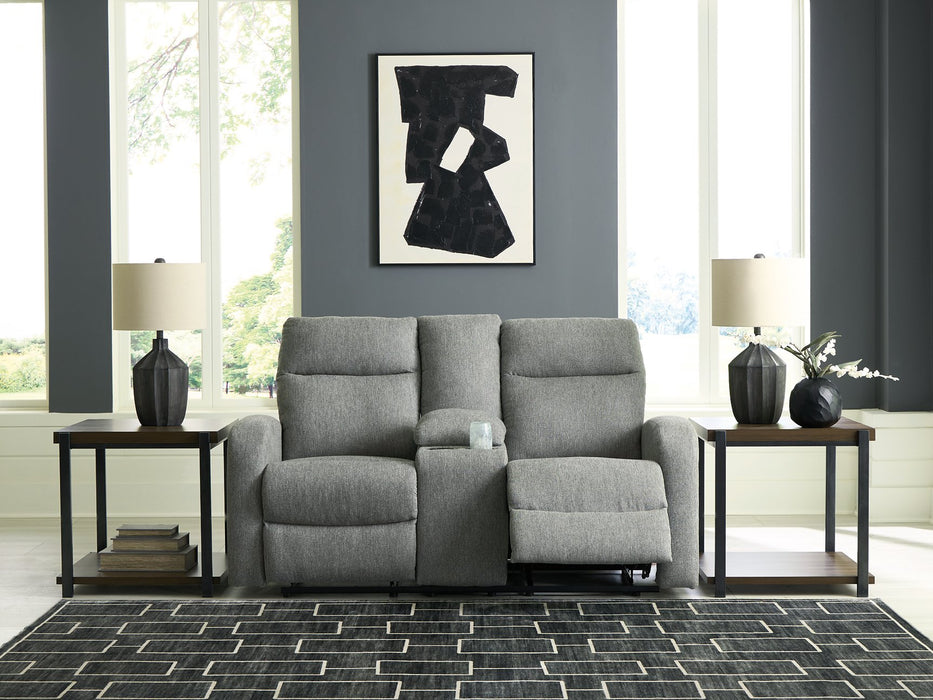 Gauntlet Reclining Loveseat with Console - National Warehouse Furniture (Buffalo, NY)