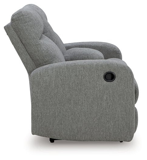 Gauntlet Reclining Loveseat with Console - National Warehouse Furniture (Buffalo, NY)