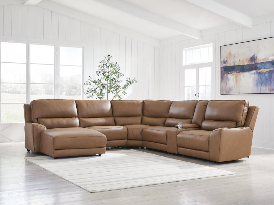 DeepWakes Power Reclining Sectional with Chaise