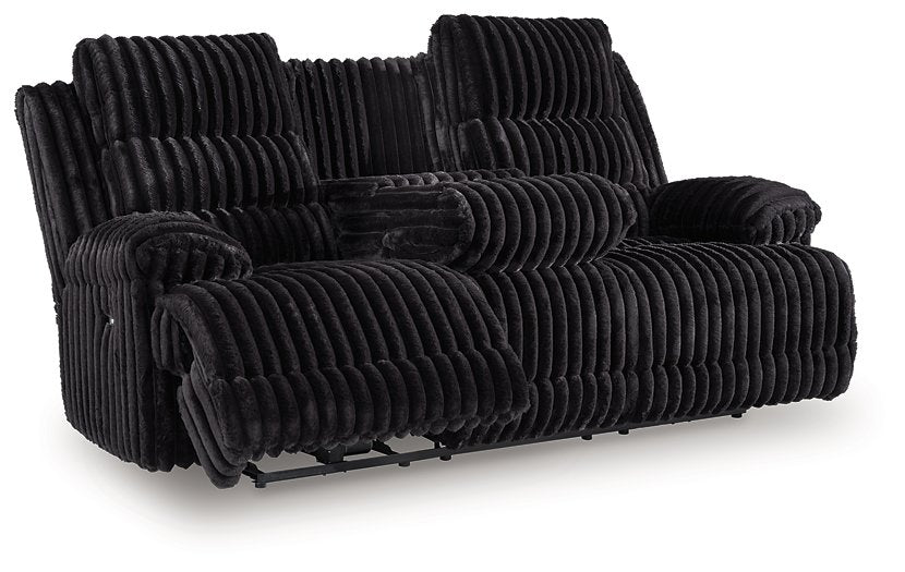 Rhine Falls Power Reclining Sofa with Drop Down Table - National Warehouse Furniture (Buffalo, NY)