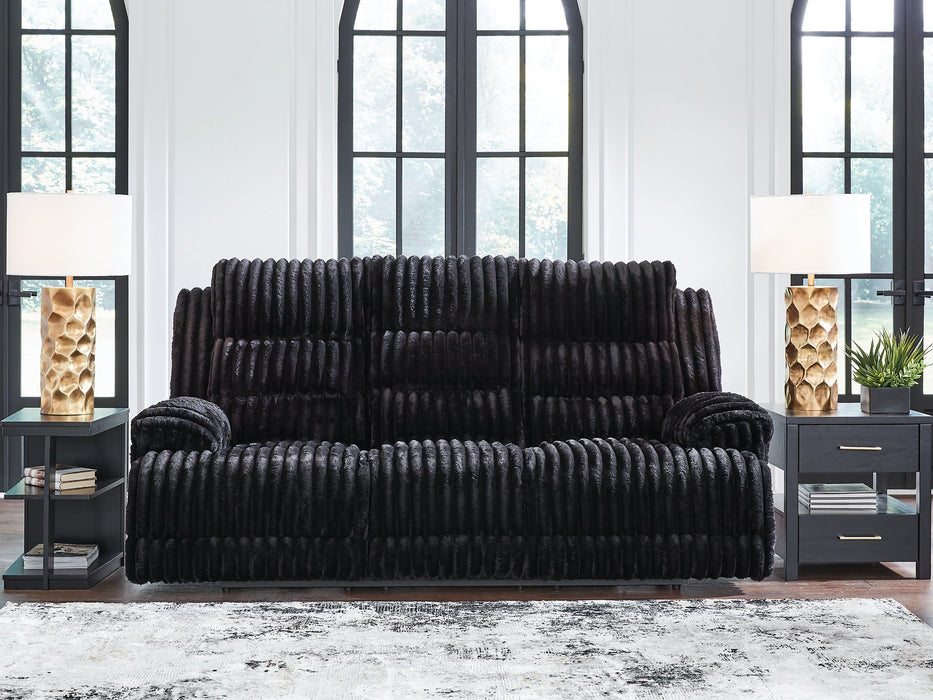 Rhine Falls Power Reclining Sofa with Drop Down Table - National Warehouse Furniture (Buffalo, NY)