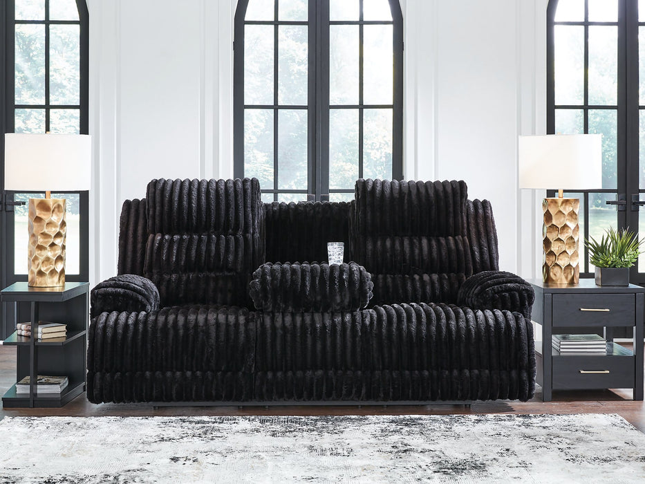 Rhine Falls Power Reclining Sofa with Drop Down Table - National Warehouse Furniture (Buffalo, NY)