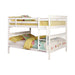 Chapman Full Over Full & Twin Over Full Bunk Bed Black & White - National Warehouse Furniture (Buffalo, NY)