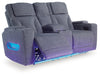 Studio Cave Power Reclining Loveseat with Console - National Warehouse Furniture (Buffalo, NY)