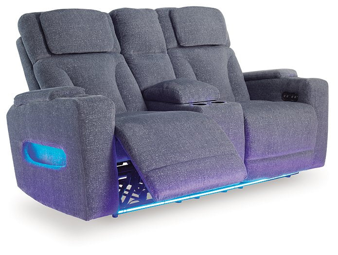 Studio Cave Power Reclining Loveseat with Console - National Warehouse Furniture (Buffalo, NY)