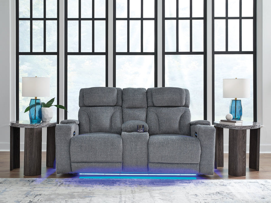 Studio Cave Power Reclining Loveseat with Console - National Warehouse Furniture (Buffalo, NY)