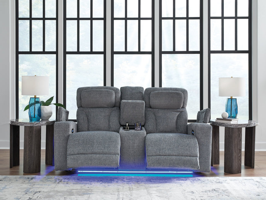 Studio Cave Power Reclining Loveseat with Console - National Warehouse Furniture (Buffalo, NY)