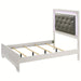 Crown Mark Furniture Lyssa Full Upholstered Bed in White B4310-F - National Warehouse Furniture (Buffalo, NY)