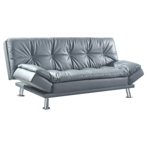 Dilleston Tufted Back Upholstered Sofa Bed Grey - National Warehouse Furniture (Buffalo, NY)