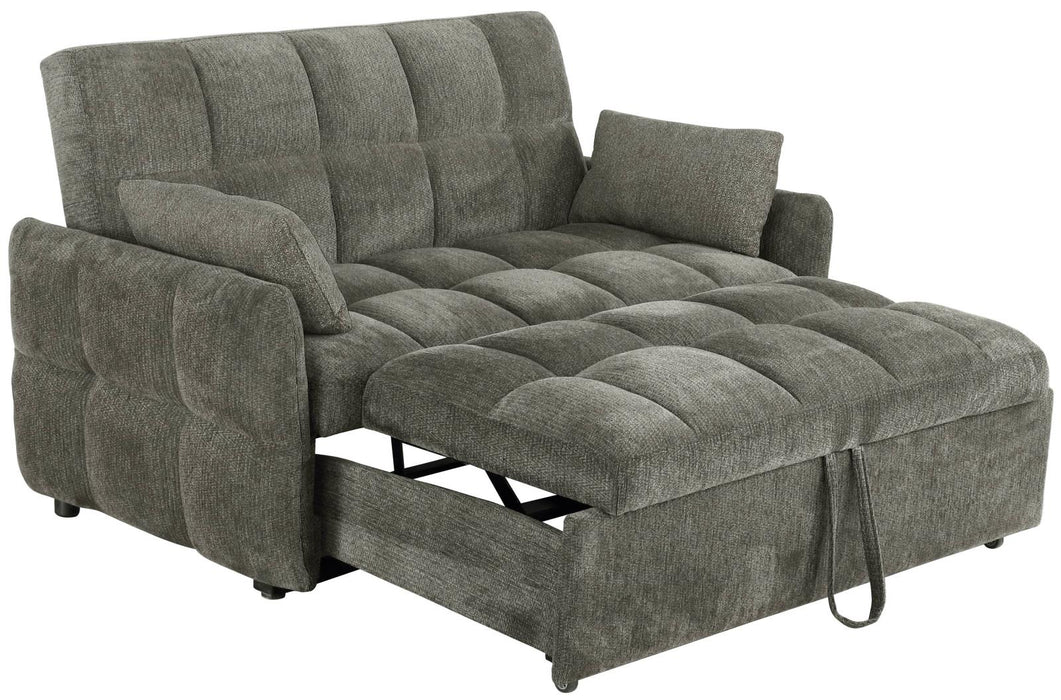 Cotswold Tufted Cushion Sleeper Sofa Bed Light Grey & Dark Grey - National Warehouse Furniture (Buffalo, NY)