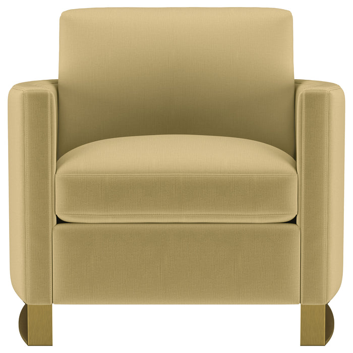 Corliss Accent Chairs Gold