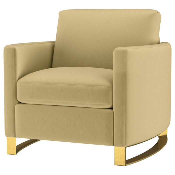 Corliss Accent Chairs Gold