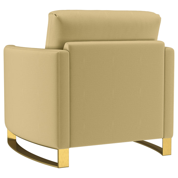 Corliss Accent Chairs Gold