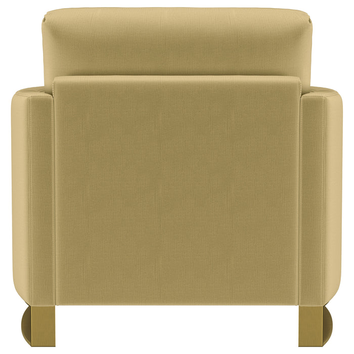 Corliss Accent Chairs Gold