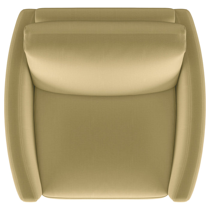 Corliss Accent Chairs Gold