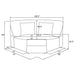 Emberson Modular Sectionals Side Chair - National Warehouse Furniture (Buffalo, NY)