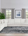 Emberson Upholstered Armless Loveseat Ivory - National Warehouse Furniture (Buffalo, NY)