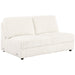 Emberson Upholstered Armless Loveseat Ivory - National Warehouse Furniture (Buffalo, NY)