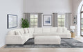 Emberson Upholstered Armless Loveseat Ivory - National Warehouse Furniture (Buffalo, NY)