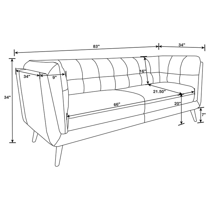 Thatcher Stationary 3 Pc Sets - National Warehouse Furniture (Buffalo, NY)