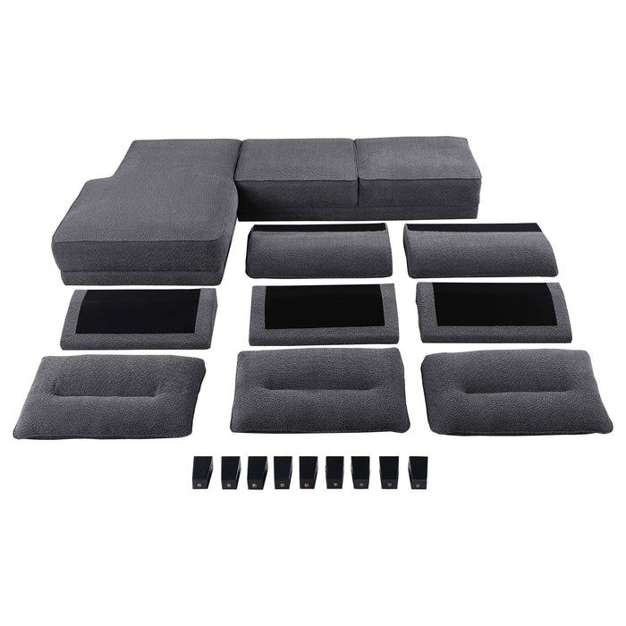 Caspian Stationary Sectionals - National Warehouse Furniture (Buffalo, NY)