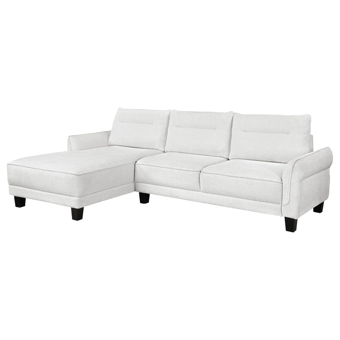 Caspian Stationary Sectionals - National Warehouse Furniture (Buffalo, NY)