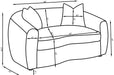 Isabella Stationary 3 Pc Sets - National Warehouse Furniture (Buffalo, NY)