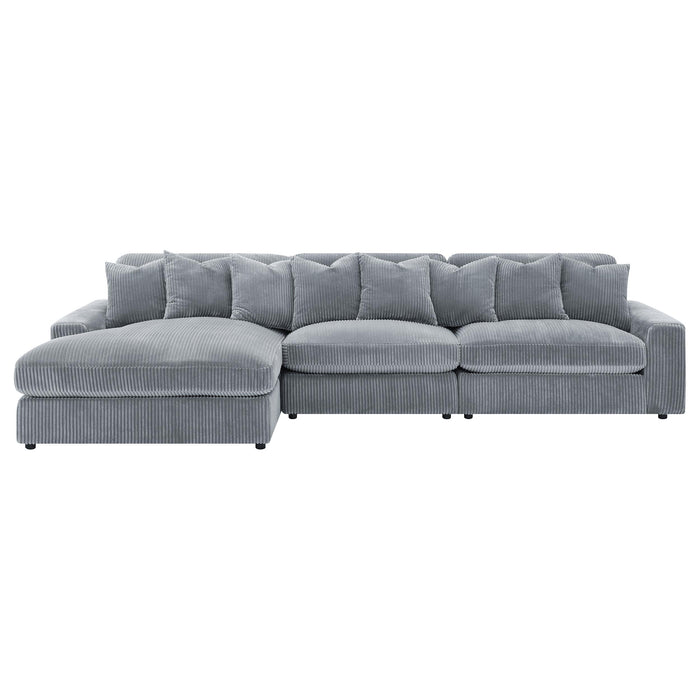 Blaine Upholstered Reversible Chaise Sectional Sofa - National Warehouse Furniture (Buffalo, NY)