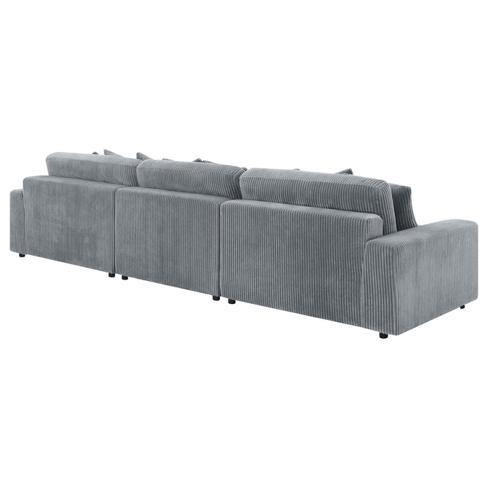 Blaine Upholstered Reversible Chaise Sectional Sofa - National Warehouse Furniture (Buffalo, NY)